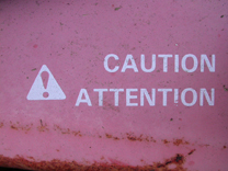 Attention! Caution sign